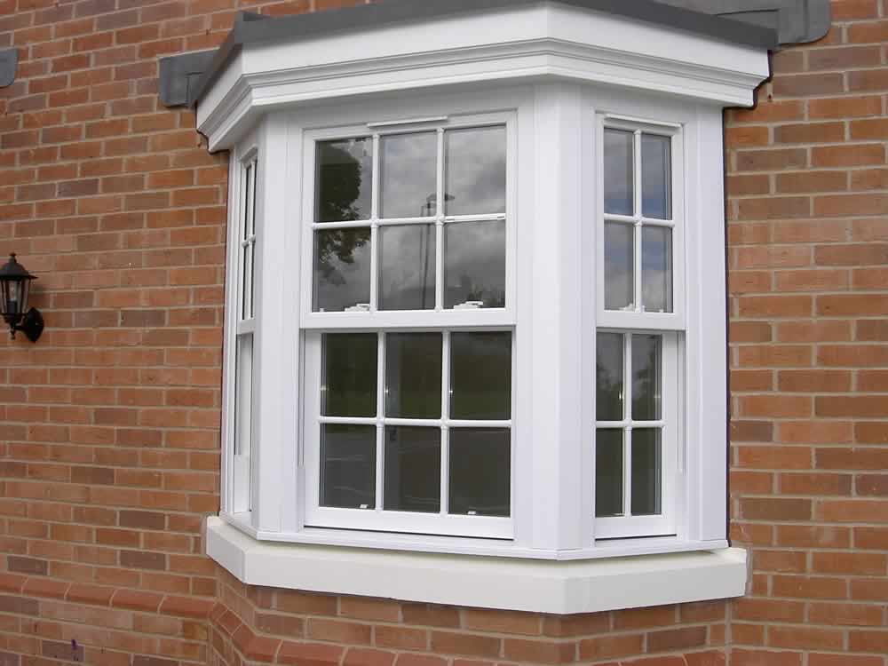 uPVC Vertical Sliding Window Bay