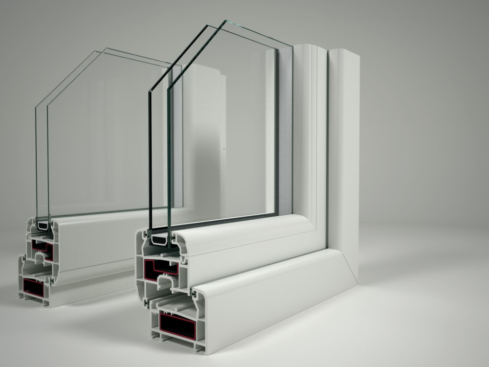 A Casement window cutout