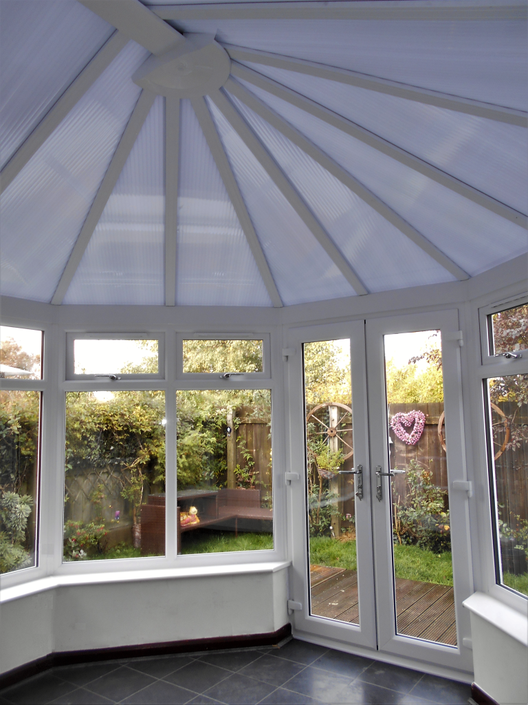 3 Facet Victorian style conservatory interior