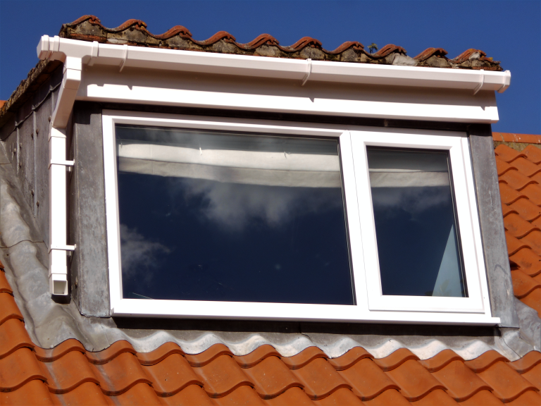 A PVC-u Dormer window in White